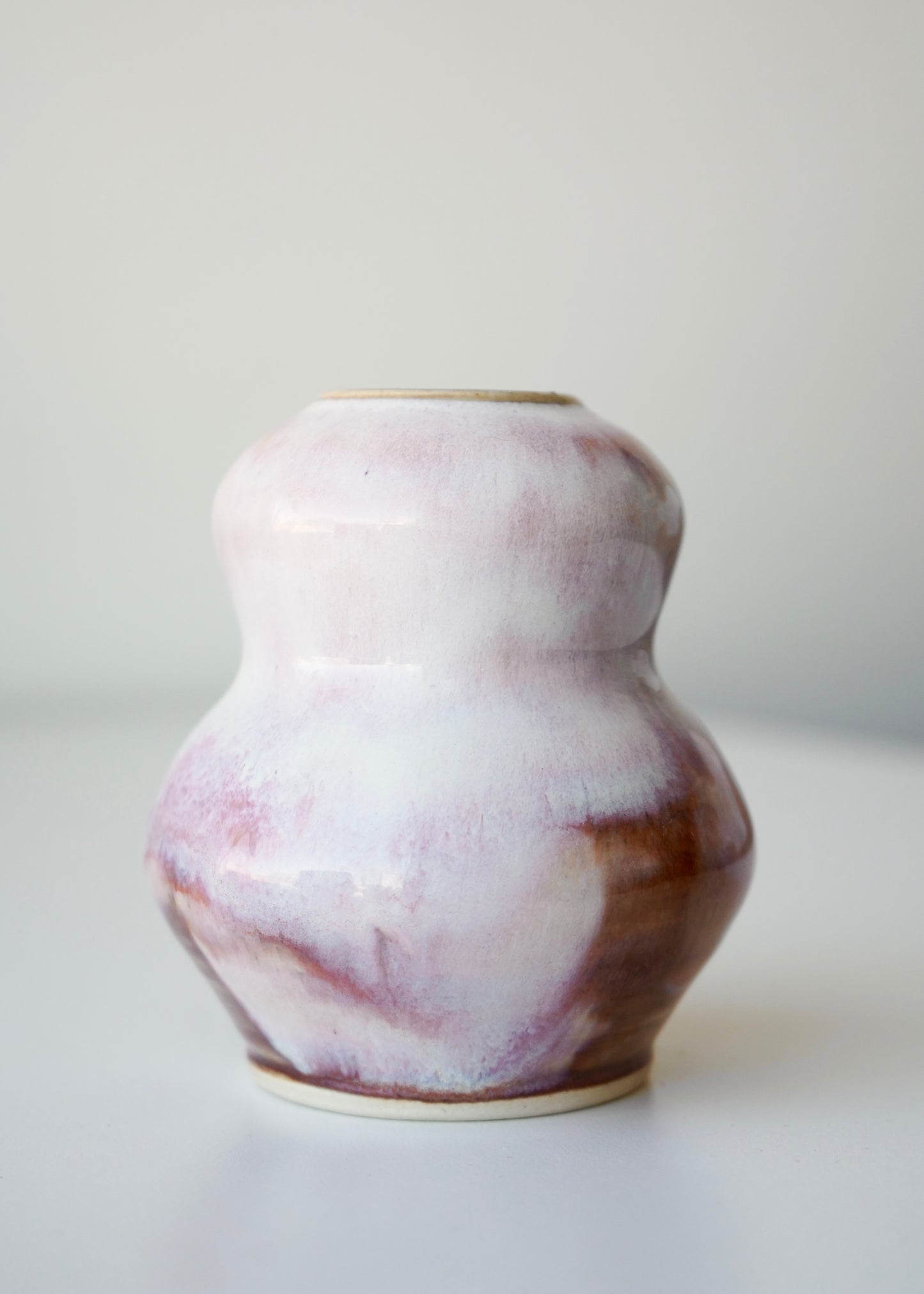 melting pink bubble vase