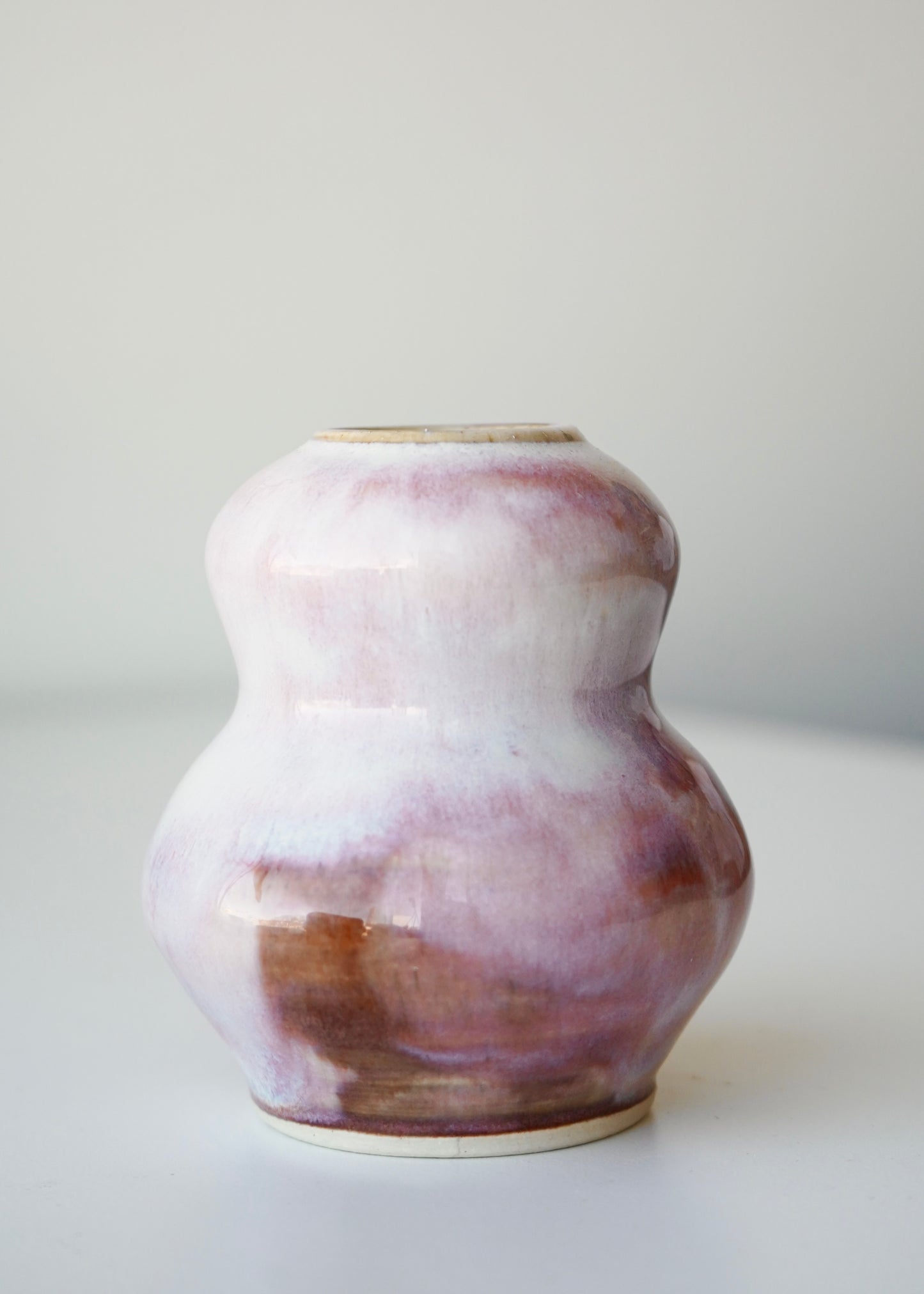melting pink bubble vase