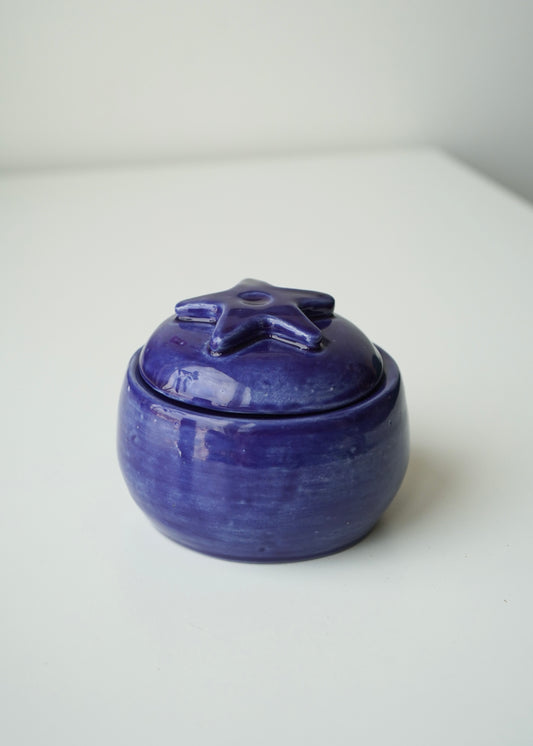 **SECONDS** big blueberry trinket box jar