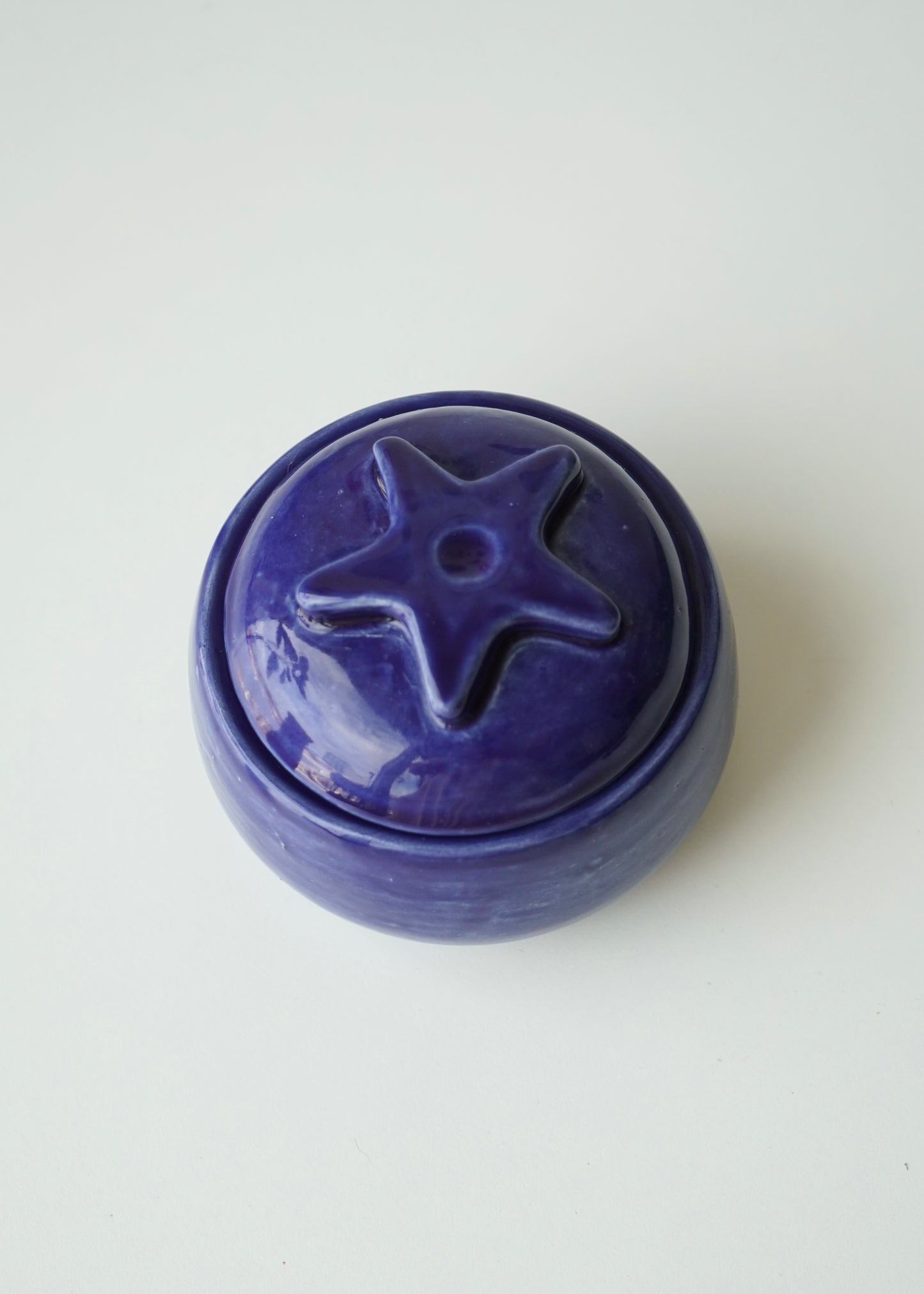 **SECONDS** big blueberry trinket box jar